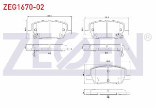 FREN BALATA ÖN İKAZLI OPEL MOKKA 1.4 - 1.6 - 1.6 CDTI 2012-/ MOKKA X 1.6 CDTI 2012- resmi