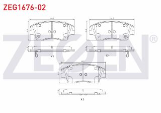 FREN BALATA ÖN İKAZLI TEL DELIKLI HYUNDAİ TUCSON (TLE) 1.6 T-GDI 2015- / TUCSON (TLE) 1.6 GDI 2015- / TUCSON (TLE) 2.0 CRDI 2015- / KİA SPORTAGE (QL) 1.6 GDI 2015- / SPORTAGE (QL) 2.0 CRDI 2015- resmi