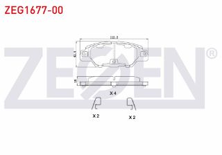 FREN BALATA ARKA İKAZLI MAZDA CX-5 (KE,GH) 2.0 2011- resmi