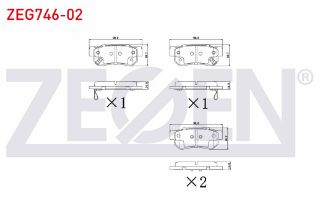 FREN BALATA ARKA İKAZLI HYUNDAİ GETZ 1.3İ 2002-2008/ 1.4İ 2002-2008/ 1.5 CRDI 2002-2008/ SONATA IV 2.0İ 2001-2004/ TUCSON 2.0 CRDI 2004-2010/ SPORTAGE 2.0 CRDI 2004-2010/ KİA MAGENTIS 2.0 CRDI 2005- resmi