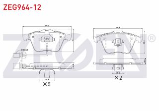 FREN BALATA ÖN FISLI AUDI A8 2.8 2003-2010/ A8 4.2 V8 TDI 2003-2010/ A8 3.0 TFSI 2003-2010/A4 2.0 TFSI 2004-2008/ SEAT EXEO 1.6 2008-/ LEON 2.0 FSI 2005-2012/ LEON 1.8 TSI 2005-2012 resmi