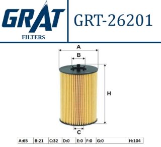 YAG FILTRESI ( AUDI A3 2.0TDI 12-/ SEAT : LEON 1.6TDI 2.0TDI 12-/ VW: GOLF VII 1.6TDI 12- SEAT ATECA - IBIZA VI - LEON III - TOLEDO IV / SKODA KODIAQ - OCTAVIA I / VW ARTEON (3H) - CADDY IV (2K, SA, SE) - CRAFTER II 30, 35 (SY, SZ, UZ) - GOLF VI / CABRIO resmi